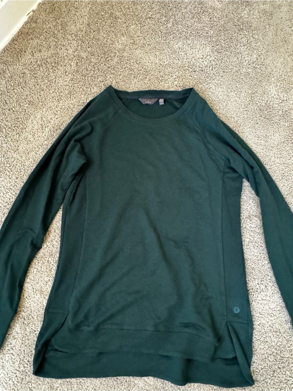 Danskin Dark Green Long Sleeve Tee